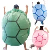 Poupées en peluche Drôle Tortue Shell En Peluche Jouet Adulte Enfants Sac De Couchage En Peluche Doux Tortue Oreiller Coussin Pendaison De Crémaillère Creative Intéressant Cadeau 230602