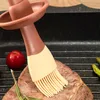 BBQ Tools Accessories GIANXI Silicone Oil Brush Temperature Resistant Oil Bottle Baking Pancake Barbecue Cooking Olive Oil BBQ Grilling Kitchen Gadget 230601