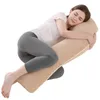 Maternity Pillows Pregnant for Sleeping Cooling Pillow Cover Side Sleeper Pregnancy Women Support with Zip
