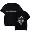 Męskie koszulki M. Pokora Tshirt O-Neck krótkie rękawy kobiety Tshirts Unisex Streetwear HARAJUU TEE 2023 Hip Hop Style Mapokora
