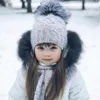 Hoeden 1 STKS Vrouwen Baby Kids Effen Warme Winter Wol Gebreide Beanie Pom Hoed Gehaakte Skimuts