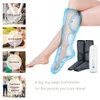 Relaxamento compressa quente terapia amassar relaxamento muscular compressão de ar elétrico perna massageador tornozelo calcanhar estimulador alívio da dor saúde