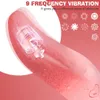 Realistyczne lizanie języka wibrator inteligentny ogrzewanie g stymulator łechtaczki dla kobiety sutek masażer żeński masturbator
