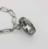 designer di gioielli braccialetto collana anello di alta qualità ad incastro scolpito modello ciondolo uomo donna coppia