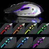 100% souris de jeu sans fil WOLF X7 d'origine gratuite 7 couleurs LED rétro-éclairage 2.4GHz souris de jeu optique pour Windows XP/Vista/7/8/10/OSXJXJ9