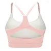 Abbigliamento da yoga Reggiseno sportivo Push-up ad alto impatto Abbigliamento sportivo da donna Biancheria intima imbottita Reggiseno Palestra Corsa Fitness Top Donna Taglie forti 2XL