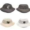 Hat Summer Korean Style Leisure Basin Hat Outdoor Sol-Bure Bucket Hat Letter Brodery Sunshade Flat-top Cap Quality