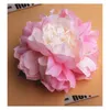 Couronnes De Fleurs Décoratives 10 Pcs / Lot Artificielle Pivoine Tête De Fleur Fête De Noël Décoration Diy Soie Mur Fond Déco Dhzog