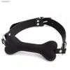 Chien d'amusement d'os de bouche bourré d'outils de torture Sm Desingers Balle de salive Sex Foreplay Lovers Esclaves masculins et féminins Produits pour adultes généraux ICOL L230518