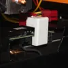 Computerkabel ATX 8-Pin-Stecker 180 Grad abgewinkelt auf 8-Pin-Buchse Netzteil für Desktops Grafikkarte GPU PCIe U-Turn-Anschluss