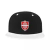 Kulkapslar punk serbisk korsa flagga hip hop baseball cap sommarskägg av vapen platt skateboard snapback pappa hatt