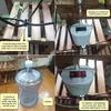 Watering Equipments 2/4/8 Heads Automatic Watering Pump Controller Plant Flower Home Sprinkler Drip Irrigation Device Pump Timer System Garden Tool 230601