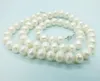 Choker znakomity. 9 mm Naturalny biały słodkowodny naszyjnik perłowy 18 ”
