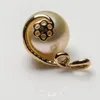 Kedjor Lysande äkta South Sea Cultured Pearl Pendant Jewelry 14K Yellow Gold 12,1mm