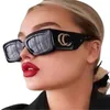 Solglasögon för män och kvinnor Mens cool stil Hot Fashion Classic 0811s Black Grey Woman Square Frame Eyewear Man Glasses Designer med Original Box