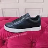 2023top Designer man vrouw schoen Leer Lace Up Mannen Mode Platform Oversized Sneakers Wit Zwart heren dames Luxe Casual Schoenen