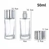 Bottle 5pcs 20ml 30ml 50ml Perfume Spray Glass Refillable Bottle Portable Travel Highend Empty Sample Containers Free Packing Tools