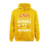 Erkek Hoodies Bayan CNA Mizah Hediyesi Çünkü Hemşireler bile Kahramanlara İhtiyacı Var Kahramanlara İhtiyacı Vaz