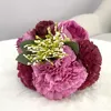 Dekorativa blommor 6 st/set hortensia konstgjorda siden bröllopsdekorationer brud handbuketter