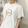 メンズTシャツラウンドシンプルペイントベット印刷