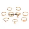 Band Rings rings for women bohemian bague ring set girls jewelry sets anillos mujer anello schmuck accessories fashion couple gift 2021 J230602