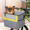 Housses de siège de voiture pour chien Vélo Panier pour animaux de compagnie Guidon Sacoche Vélo Porte-vélo Pochette d'équitation Cycle Vélo Sac avant 7,5 kg Porte-chat