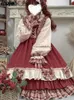 Robes Kosahiki japonais Haruku gothique arc robe à carreaux doux Lolita fille Cosplay une pièce robes Kawaii volants robe de soirée