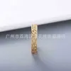 New 2023 designer jewelry bracelet necklace 18K full diamond trend couple pair ring straight