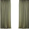 Curtain Matcha Green Herringbone Velvet Chenille Blackout Curtains For Living Room Bedroom Dining Balcony Decoration