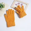 8 pares de guantes cálidos gruesos de felpa de invierno para hombre y mujer con pantalla táctil de punto Jacquard