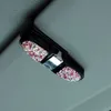 NIEUWE BLING CRYSTAL SUN VISOR Zonnebril Holder Universal Diamond Ticket Card KLAMP CIMPENER CLAP Auto -bril Cases draagbaar