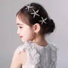 Accessori per capelli Sposa per bambini Pettine con strass dorati da sposa con copricapo da sposa in cristallo per donna