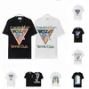 Harfler Kısa Kollu Yaz casablanc T-Shirt Erkekler Gevşek Tees S-3XL Baskı ile Erkek Casablancas Tasarımcı T gömlek Gömlek Adam Bayan Tişörtleri