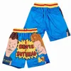 Men's Shorts Basketball Shorts BEAVIS AND BUTT-HEAD BURN THE HOUSE Sewing Embroidery Outdoor Sport Shorts Beach Pants Blue Black 230601