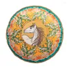 Poduszka 45x45cm luksusowy jedwabnikowy szam Classic Orange Horse Case haftowa sofa kanapa