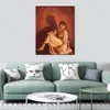 Romantic Figurative Canvas Art Chaise D or Hand Painted Oil Artwork of Spanish Dancing Modern Decor for Spa Retreat