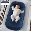 Bed Rails Född babybo fällande spjälsäng rese lek matta barn småbarn bomull vagga tvättbar livmodern bionisk bassinet pad 230601