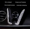 New Gravity Universal Car Phone Holder Women Diamond Crystal Car Air Vent Mount Mobile Phone Holder Stand in Car for iPhone Samsung