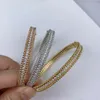 Sier Charm 100% Lucky Armband Van Signature Designer Leaf Clover Star Kaleidoscope Perlees Gold Armband för Womens Men Valentines smycken 341072