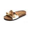 Sandals Summer New Style Ladies Cork Slippers Metal Ring Casual Breathable Womens Shoes Beach Fish Flat 230417