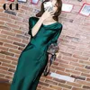Dresses Cci Direct Selling Traf Dress Office Lady Loose Swinging Collar Ages 25 35 Years Old None Mid Calf Long Dresses Yj033