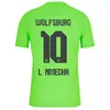 2023 24 Wolfsburg BAKU Mens Soccer Jerseys COZZA L.NMECHA ARNOLD WIND Home Away Training Wear Football Shirt Short Adult Sleeves Uniforms