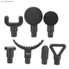 7pcs 19mm 구경 고주파 마사지 총기 신체 이완 Fascia Massager 건 교체 헤드 마사지 헤드 세트 휴대용 L230523