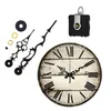 Wall Clocks Classic Silent Clock Quartz Movement Mute Mechanism Wing Hands Repair Tool Parts Replaced Kits DIY 4 Colors