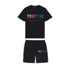 Erkek Tişörtleri Rapstar Erkek Giyim Yaz Trailsuit Setleri Harajuku Hızlı Kurutma Üstleri Tee Komik Hip Hop Koşu Fitness T Shirtshorts Set 230601