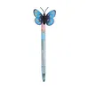 Pcs/lot Creative Butterfly Light Gel Pen Cute 0.5mm Black Ink Neutral Pens Promotional Gift Office School Supplies