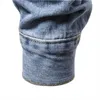 Printemps en gros et automne nouvelle veste en jean de haute qualité coton décontracté coupe ajustée veste hommes veste YR