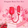 Massager Upgraded Rose Stimulator for Women with 18 Sucking Thrusting Dildo Gspot Vibrator Clitoral Sucker Adult