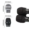 Microphones 200 pièces jetables Microphone couvre capuchon de protection portable pour karaoké