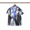 Mannen Designer Shirts Zomer Korte Mouw Casual Shirts Mode Losse Polo's Strand Stijl Ademende T-shirts Tees Kleding M-3XL LK67